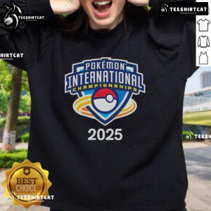 Official Pokmon International Champion UK sweatshirt featuring vibrant design and logo for fans and collectors.