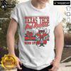 Alt Text: Official Raider Red Texas Tech Red Raiders retro logo mascot t-shirt featuring bold graphics and vibrant colors.