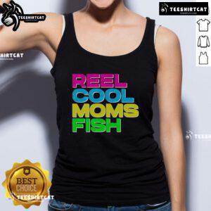 Premium Reel Cool Moms Fish Tank Top featuring a stylish design for cool moms who love fishing and aquatic adventures.