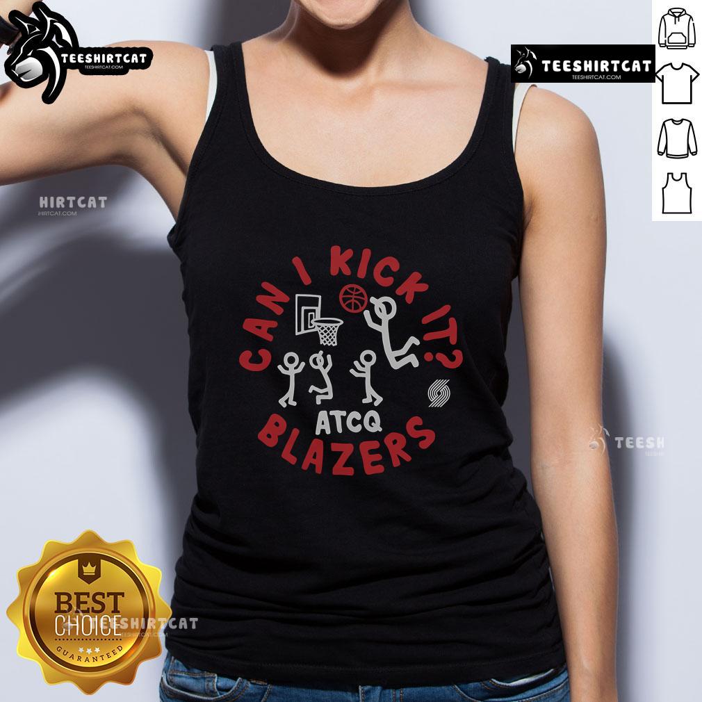 Pretty A Tribe Called Quest X Portland Trail Blazers Can I Kick It tank top featuring vibrant graphics and stylish design.