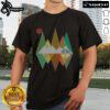 Pretty retro mountain MTB bike vintage T-shirt design featuring a classic bicycle graphic against a colorful background.