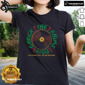 Top A Tribe Called Quest Check The Rhime Ladies Tee featuring vibrant graphics and a stylish design for fans.