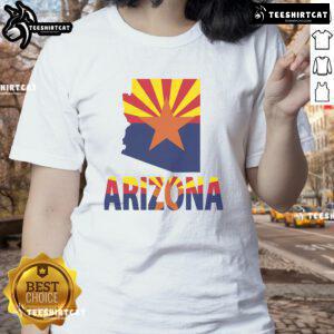 Top Vintage Arizona Grand Canyon State Ladies Tee showcasing a stylish design perfect for Arizona pride and casual wear.
