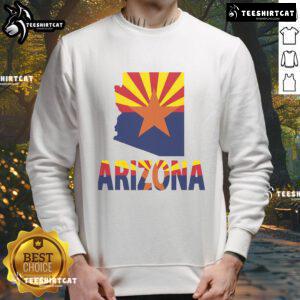 Cozy Top Vintage Arizona Grand Canyon State sweatshirt in vibrant colors, perfect for fans of Arizona and outdoor adventures.