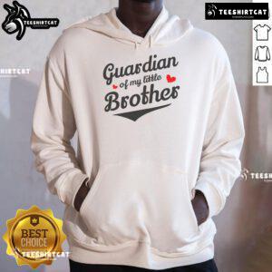 Awesome Guardian of My Little Brother Hoodie - Cozy and stylish hoodie featuring a fun graphic for siblings.