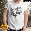 Awesome Guardian Of My Little Brother T-Shirt featuring a playful design perfect for proud siblings and family fun.