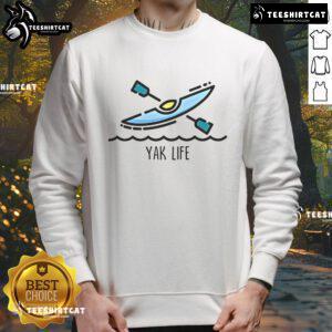 Awesome Yak Life Sweatshirt featuring a cozy design and vibrant yak graphic, perfect for casual, stylish outings.