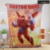 Disney Cartoon Big Hero 6 Red Baymax Customized Blanket
