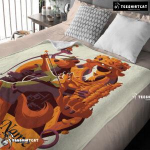 Disney Cartoon Robin Hood Blanket Fleece Customized Blanket