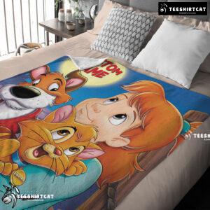 Disney Oliver & Company Jenny Foxworth Oliver Dodger Blanket Fleece Customized Blanket