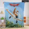 Disney Planes Movie Dusty Crophopper Blanket Fleece Customized Blanket-