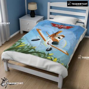 Disney Planes Movie Dusty Crophopper Blanket Fleece Customized Blanket-
