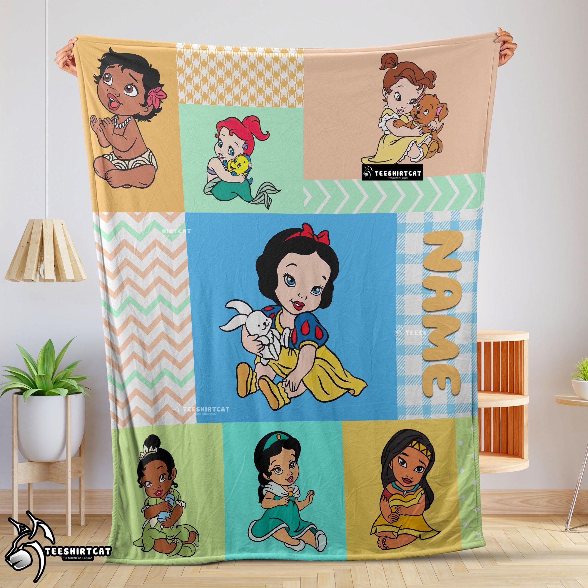 Disney Princess Baby Princess Blanket Fleece Customized Blanket