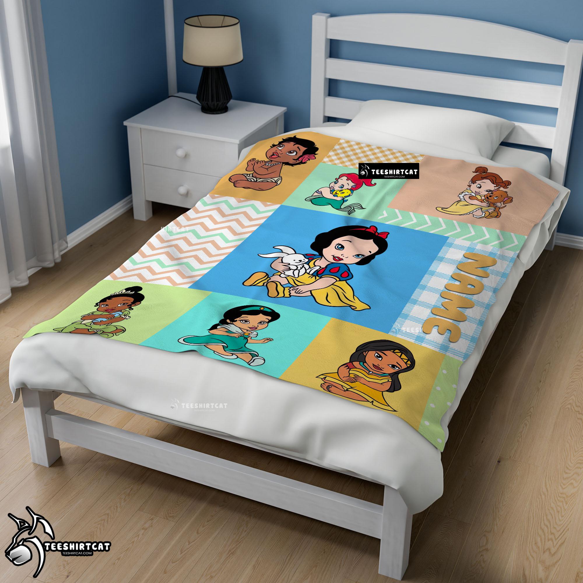 Disney Princess Baby Princess Blanket Fleece Customized Blanket