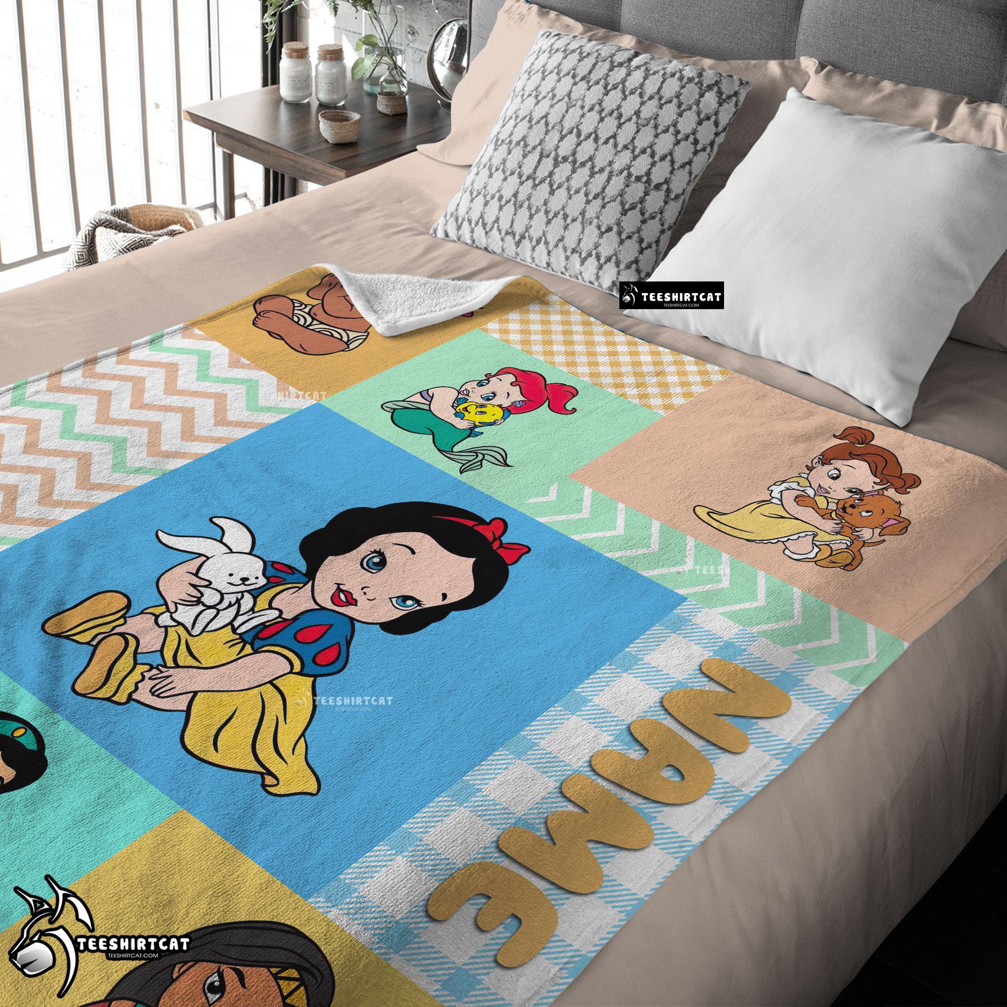 Disney Princess Baby Princess Blanket Fleece Customized Blanket