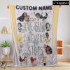 Disney Princess The Fun Never Stops Blanket Fleece Customized Blanket