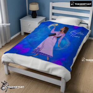Disney Wish Asha Princess Blanket Fleece Customized Blanket