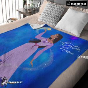 Disney Wish Asha Princess Blanket Fleece Customized Blanket