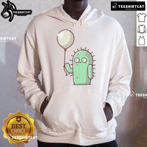 Funny A Prickly Situation Cactus Hoodie, featuring a playful cactus design perfect for casual wear.