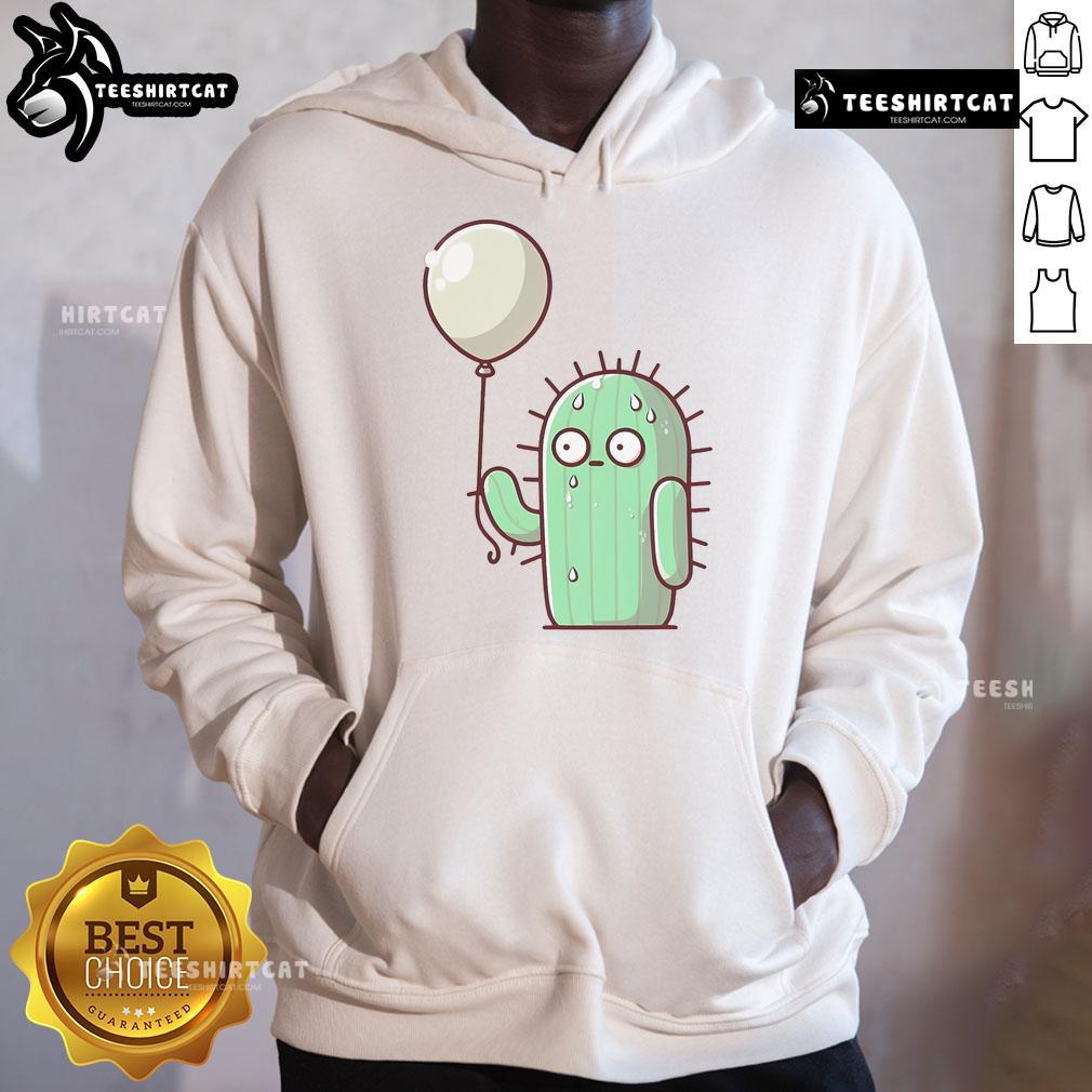 Funny A Prickly Situation Cactus Hoodie, featuring a playful cactus design perfect for casual wear.