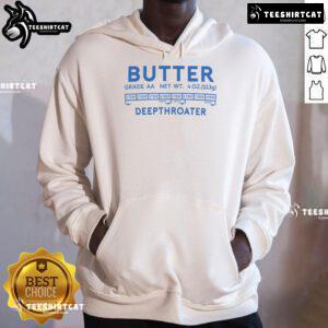 Funny Butter Deepthroater Hoodie featuring a playful graphic design and vibrant colors, perfect for casual wear.