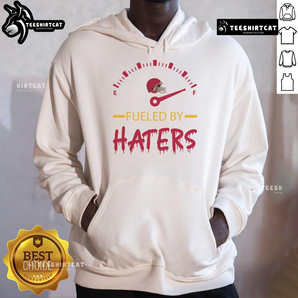 Funny Fueled By Haters Kansas City Football KS Champion Hoodie in vibrant colors, perfect for fans and casual wear.