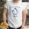 Funny I Was Sooo Stupid Back Then Yesterday Penguin T-Shirt featuring a playful penguin graphic and humorous text.