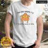 Funny The One Where It's Thanksgiving T-Shirt featuring a humorous design perfect for holiday celebrations.