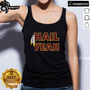 Happy Hail Yeah Feathers Washington Football tank top in vibrant colors, perfect for game day and fans of the team.
