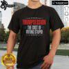 Hot Trump Recession T-Shirt: 'The Cost of Voting Stupid' graphic design in bold colors, perfect for political satire fans.