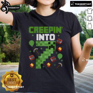 Colorful Nice 7th Birthday Gamer Tee featuring pixel art, perfect for a video game party celebration for kids.