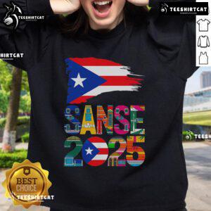 Nice Balcones De Cora Sanse 2025 sweatshirt featuring vibrant San Juan Festival San Sebastian design.