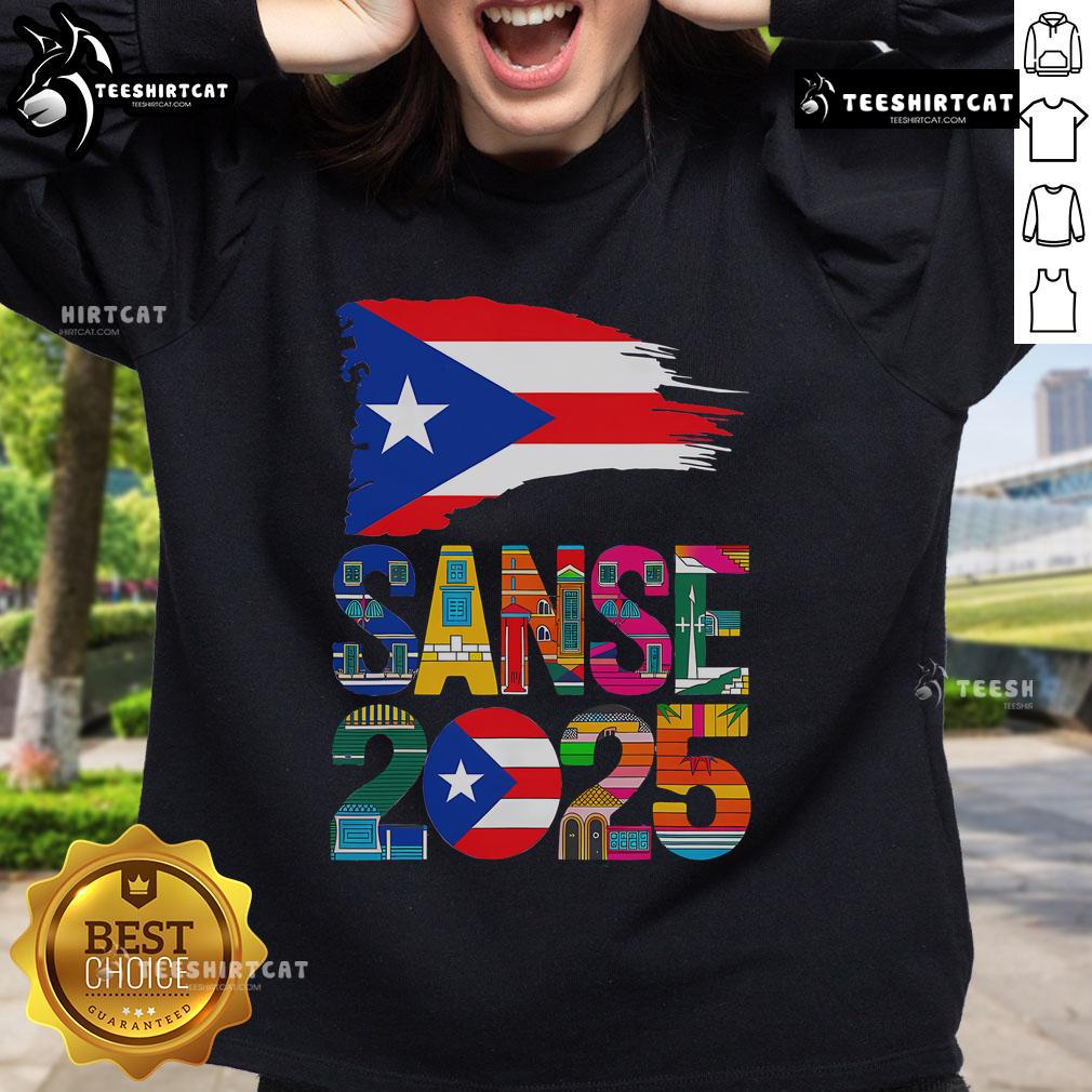Nice Balcones De Cora Sanse 2025 sweatshirt featuring vibrant San Juan Festival San Sebastian design.