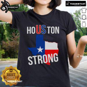 Alt Text: Ladies tee featuring the Texas state flag design, perfect for showing Houston pride in a stylish way.