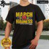 Nice Maryland Terrapins 2025 March Madness D1 Men's Basketball T-Shirt featuring team colors and logo, perfect for fans.