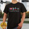 Nice Ms Fotos Puerto Rico Frog Concho T-Shirt featuring a vibrant frog design, perfect for tropical fashion lovers.