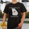 Nice My Heart Belongs In Georgia T-Shirt featuring a stylish design, perfect for proud Georgia residents and visitors.