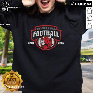 Official CC Grillers Football 2025 Sweatshirt featuring bold logo and sporty design, perfect for fans and players.