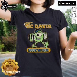 Official Disney Aggies UC Davis Bookworm Ladies Tee featuring a vibrant design perfect for fans and casual wear.