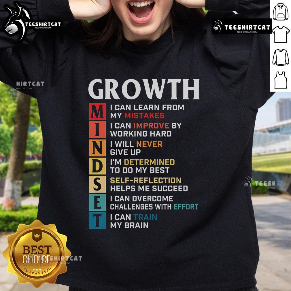 Official Growth Mindset Definition Motivational Quote Inspiration T-Shirt -  Teeshirtcat, image size:1010x1010