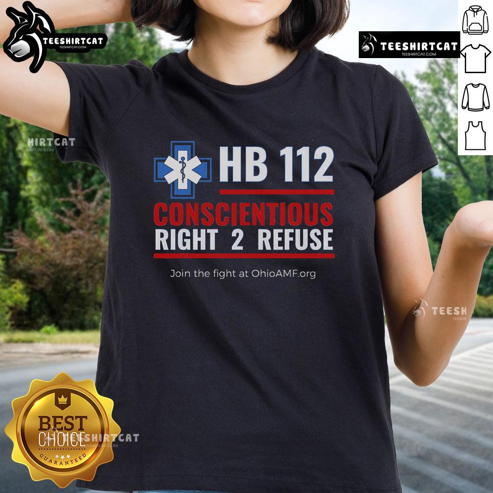 Official HB112 Right 2 Refuse Ladies Tee in stylish design, perfect for expressing individuality and comfort.