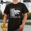 Official Kansas State Wildcats 2025 NCAA Women's Basketball Tournament Sweet 16 No Look Pass T-Shirt design.
