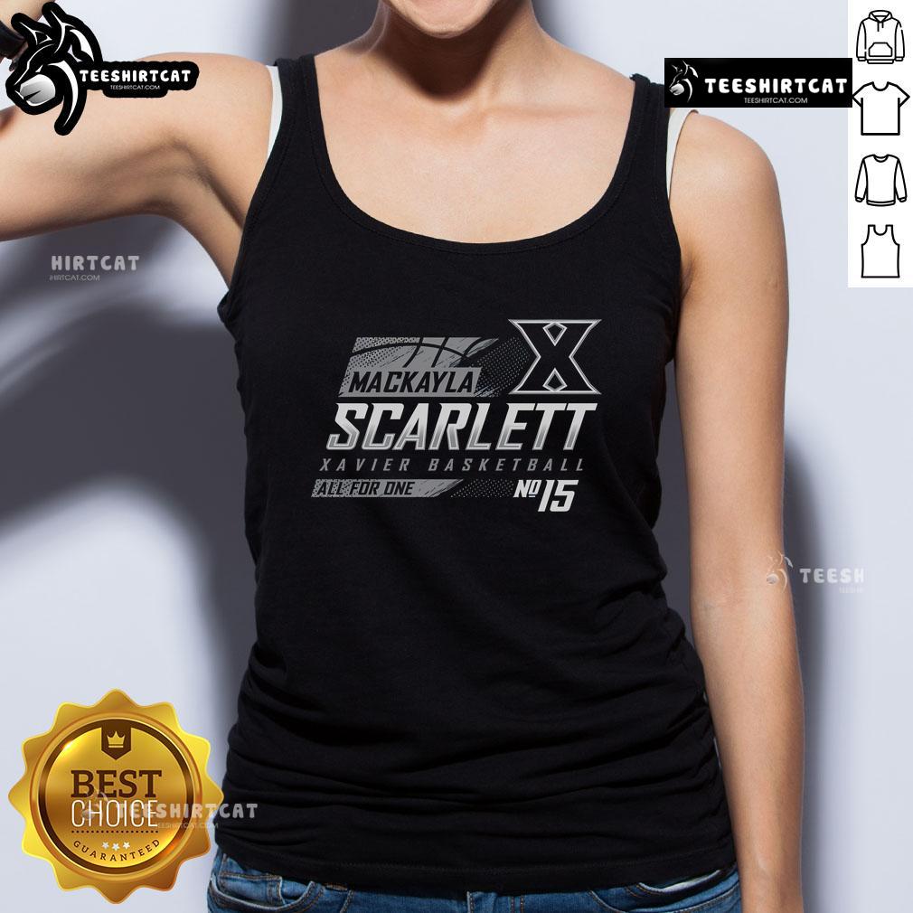 Alt Text: Official Mackayla Scarlett All For One Tank Top in stylish design, perfect for casual wear and summer outfits.