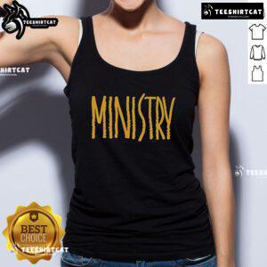 Official Ministry The Land Of Rape And Honey pullover tank top featuring iconic album art and stylish design.