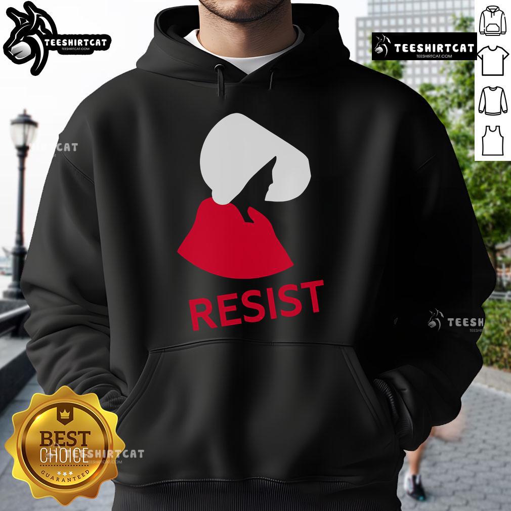 Official Resist Hoodie in black, featuring bold graphic design and comfortable fit for everyday wear.