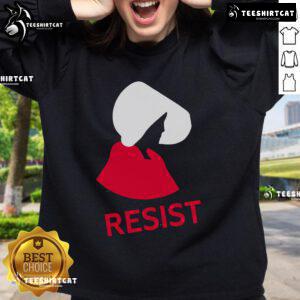 Official Resist Sweatshirt in black, featuring bold white lettering and a comfortable fit for everyday wear.