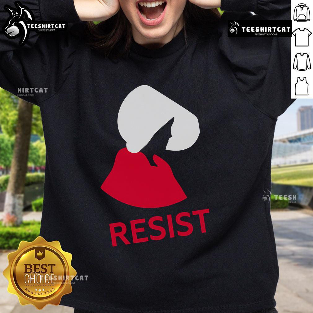 Official Resist Sweatshirt in black, featuring bold white lettering and a comfortable fit for everyday wear.