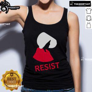 Official Resist Tank Top featuring a bold graphic design, perfect for casual wear and showing your support.