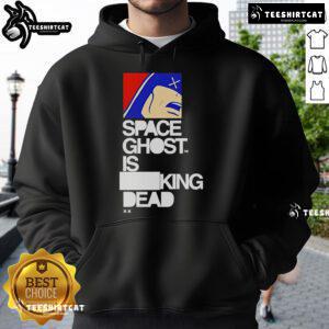 Official Space Ghost Is King Dead Hoodie featuring bold graphics and a modern fit, perfect for fans of the classic cartoon.