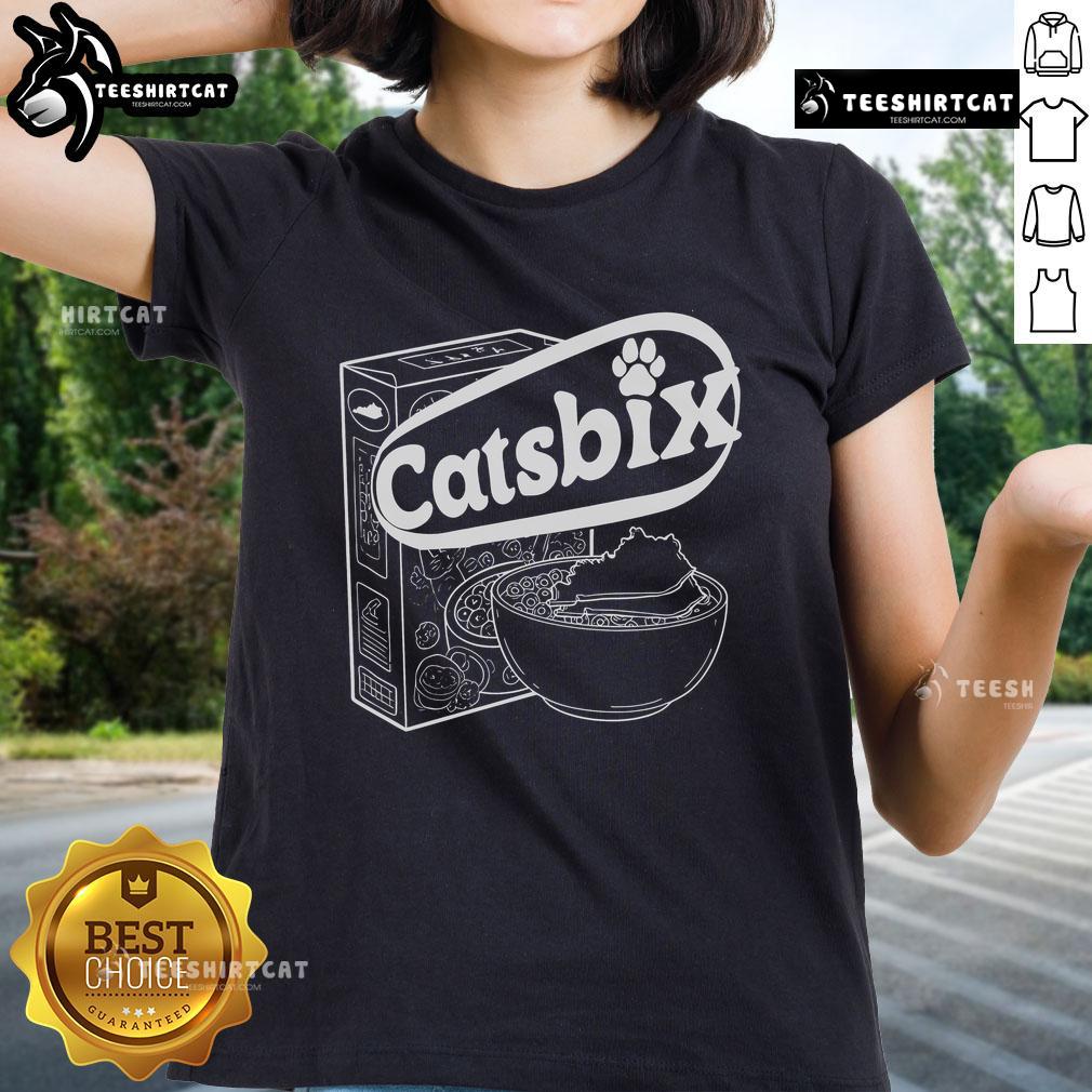 Official Catsbix Ladies Tee featuring a stylish design, perfect for casual wear and showcasing your love for Catsbix.